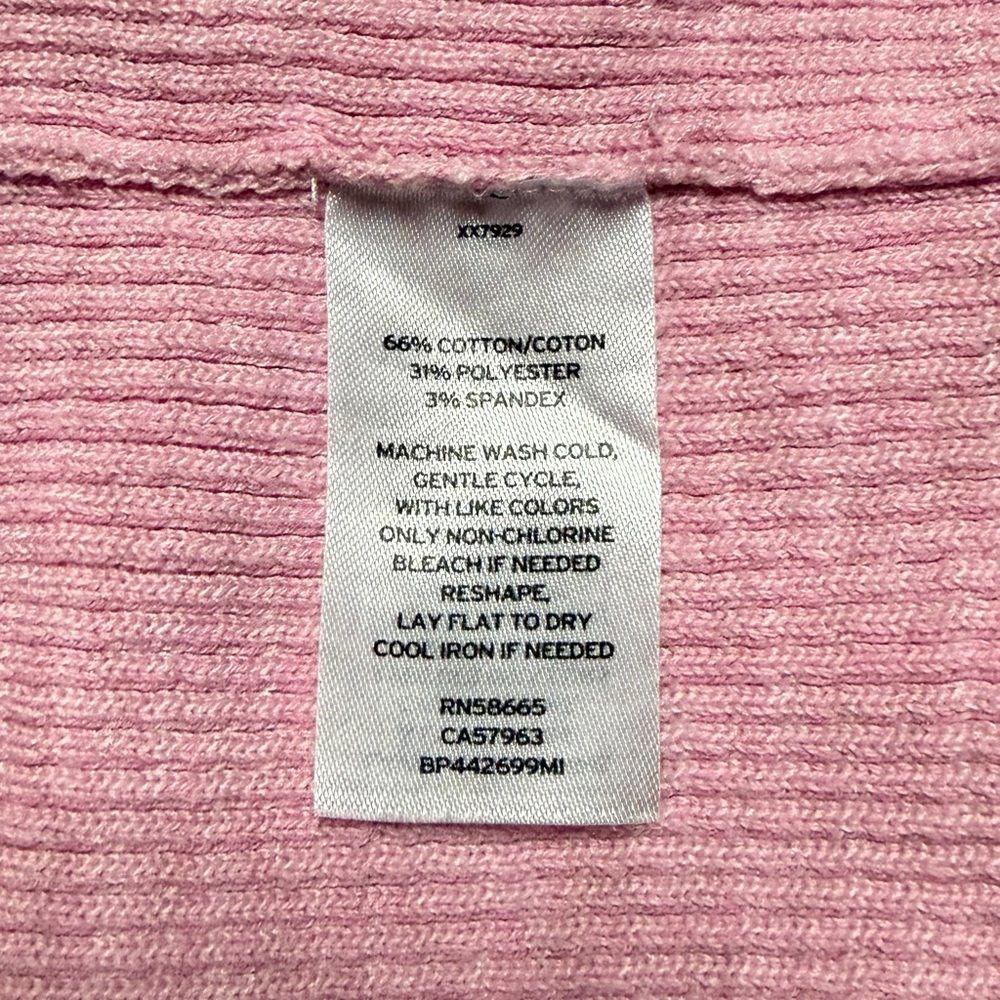 BP Nordstrom Ribbed Button Front Long Sleeve Cardigan - Picture 5 of 6